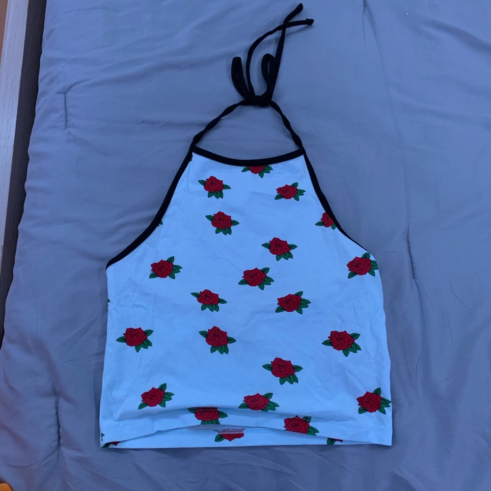 Forever 21 rose halter top
